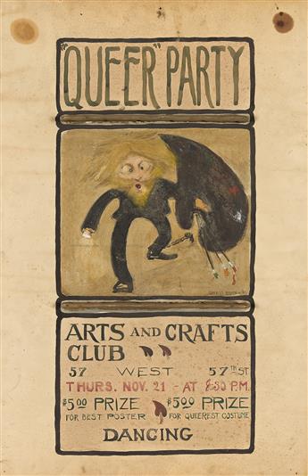 CHARLES ROSEN (1878 - 1950) "Queer" Party.                                                                                                       